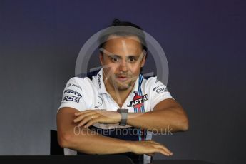 World © Octane Photographic Ltd. Formula 1 - Austria Grand Prix - Thursday - FIA Drivers Press Conference, Part 2. Felipe Massa - Williams Martini Racing. Red Bull Ring, Spielberg, Austria. Thursday 6th July 2017. Digital Ref: 1860LB1D9687
