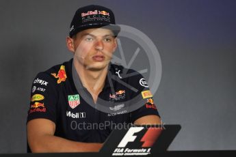 World © Octane Photographic Ltd. Formula 1 - Austria Grand Prix - Thursday - FIA Drivers Press Conference, Part 2. Max Verstappen - Red Bull Racing. Red Bull Ring, Spielberg, Austria. Thursday 6th July 2017. Digital Ref: 1860LB1D9713