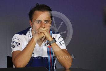 World © Octane Photographic Ltd. Formula 1 - Austria Grand Prix - Thursday - FIA Drivers Press Conference, Part 2. Felipe Massa - Williams Martini Racing. Red Bull Ring, Spielberg, Austria. Thursday 6th July 2017. Digital Ref: 1860LB1D9741