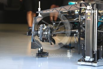 World © Octane Photographic Ltd. Formula 1 - Austria Grand Prix - Thursday - Pit Lane. Mercedes AMG Petronas F1 W08 EQ Energy+. Red Bull Ring, Spielberg, Austria. Thursday 6th July 2017. Digital Ref: 1861LB1D8964