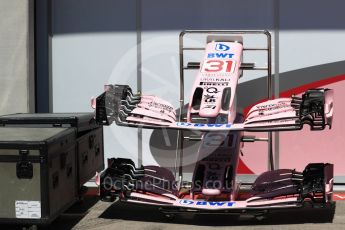 World © Octane Photographic Ltd. Formula 1 - Austria Grand Prix - Thursday - Pit Lane. Sahara Force India VJM10. Red Bull Ring, Spielberg, Austria. Thursday 6th July 2017. Digital Ref: 1861LB1D9008