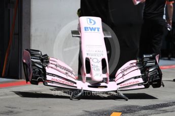 World © Octane Photographic Ltd. Formula 1 - Austria Grand Prix - Thursday - Pit Lane. Sahara Force India VJM10. Red Bull Ring, Spielberg, Austria. Thursday 6th July 2017. Digital Ref: 1861LB1D9020