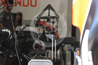World © Octane Photographic Ltd. Formula 1 - Austria Grand Prix - Thursday - Pit Lane. McLaren Honda MCL32. Red Bull Ring, Spielberg, Austria. Thursday 6th July 2017. Digital Ref: 1861LB1D9030
