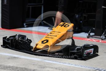 World © Octane Photographic Ltd. Formula 1 - Austria Grand Prix - Thursday - Pit Lane. Renault Sport F1 Team R.S.17. Red Bull Ring, Spielberg, Austria. Thursday 6th July 2017. Digital Ref: 1861LB1D9111