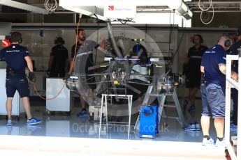 World © Octane Photographic Ltd. Formula 1 - Austria Grand Prix - Thursday - Pit Lane. Sauber F1 Team C36. Red Bull Ring, Spielberg, Austria. Thursday 6th July 2017. Digital Ref: 1861LB1D9143