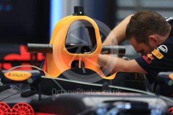 World © Octane Photographic Ltd. Formula 1 - Austria Grand Prix - Thursday - Pit Lane. Red Bull Racing RB13. Red Bull Ring, Spielberg, Austria. Thursday 6th July 2017. Digital Ref: 1861LB2D4137