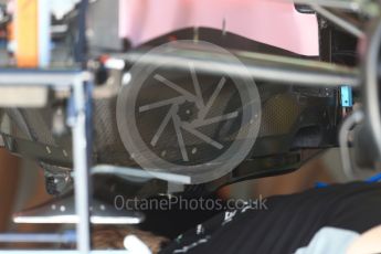 World © Octane Photographic Ltd. Formula 1 - Austria Grand Prix - Thursday - Pit Lane. Sahara Force India VJM10. Red Bull Ring, Spielberg, Austria. Thursday 6th July 2017. Digital Ref: 1861LB2D4249