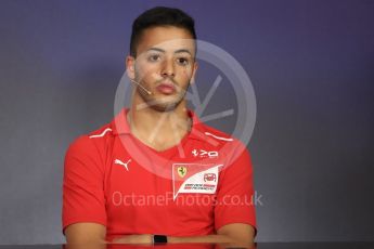 World © Octane Photographic Ltd. FIA Formula 2 (F2) - Qualifying Press conference. Antonio Fuoco – Prema Racing. Red Bull Ring - Spielberg - Austria. Sunday 14th May 2017. Digital Ref: 1865LB1D1666