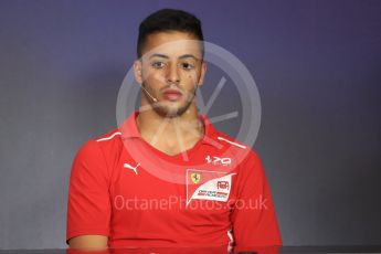 World © Octane Photographic Ltd. FIA Formula 2 (F2) - Qualifying Press conference. Antonio Fuoco – Prema Racing. Red Bull Ring - Spielberg - Austria. Sunday 14th May 2017. Digital Ref: 1865LB1D1673