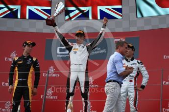 World © Octane Photographic Ltd. Formula 1 - Austria Grand Prix - Saturday - GP3 Race 1. George Russell - ART Grand Prix, Jack Aitken - ART Grand Prix and Nirei Fukuzumi - ART Grand Prix. Red Bull Ring, Spielberg, Austria. Saturday 8th July 2017. Digital Ref: 1870LB1D3569