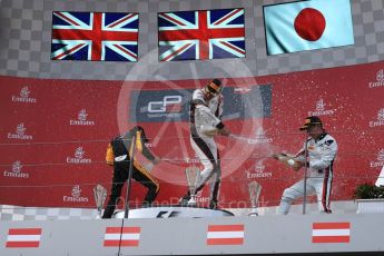 World © Octane Photographic Ltd. Formula 1 - Austria Grand Prix - Saturday - GP3 Race 1. George Russell - ART Grand Prix, Jack Aitken - ART Grand Prix and Nirei Fukuzumi - ART Grand Prix. Red Bull Ring, Spielberg, Austria. Saturday 8th July 2017. Digital Ref: 1870LB1D3636