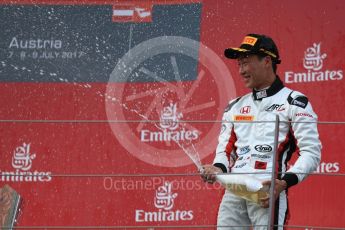 World © Octane Photographic Ltd. Formula 1 - Austria Grand Prix - Saturday - GP3 Race 1. Nirei Fukuzumi - ART Grand Prix. Red Bull Ring, Spielberg, Austria. Saturday 8th July 2017. Digital Ref: 1870LB1D3662