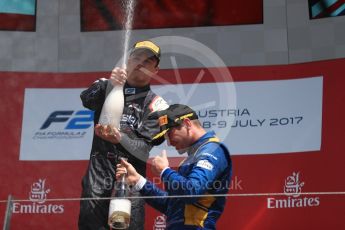 World © Octane Photographic Ltd. Austria Grand Prix - Sunday - FIA Formula 2 - Race 2. Artem Markelov - Russian Time. Red Bull Ring, Spielberg, Austria. Sunday 9th July 2017. Digital Ref: 1872LB1D4297