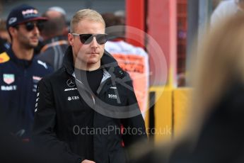 World © Octane Photographic Ltd. Formula 1 - Belgian Grand Prix - Drivers’ Parade. Valtteri Bottas - Mercedes AMG Petronas F1 W08 EQ Energy+. Circuit de Spa Francorchamps, Belgium. Sunday 27th August 2017. Digital Ref:1932LB1D8150