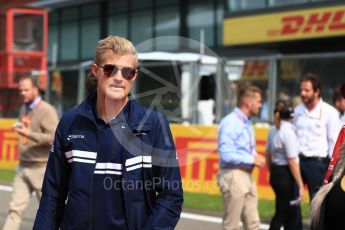 World © Octane Photographic Ltd. Formula 1 - Belgian Grand Prix - Drivers’ Parade. Marcus Ericsson – Sauber F1 Team C36. Circuit de Francorchamps, Belgium. Sunday 27th August 2017. Digital Ref:1932LB1D8220