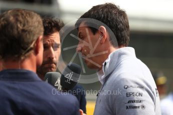 World © Octane Photographic Ltd. Formula 1 - Belgian Grand Prix- Grid. Toto Wolff - Executive Director & Head of Mercedes-Benz Motorsport. Circuit de Spa Francorchamps, Belgium. Sunday 27th August 2017. Digital Ref: 1932LB1D8377