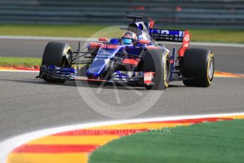 World © Octane Photographic Ltd. Formula 1 - Belgian Grand Prix - Friday - Practice 1. Daniil Kvyat - Scuderia Toro Rosso STR12. Circuit de Spa Francorchamps, Belgium. Friday 25th August 2017. Digital Ref:1922LB1D4775