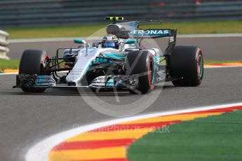 World © Octane Photographic Ltd. Formula 1 - Belgian Grand Prix - Friday - Practice 1. Valtteri Bottas - Mercedes AMG Petronas F1 W08 EQ Energy+. Circuit de Spa Francorchamps, Belgium. Friday 25th August 2017. Digital Ref:1922LB1D4880