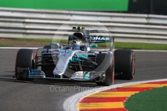 World © Octane Photographic Ltd. Formula 1 - Belgian Grand Prix - Friday - Practice 1. Valtteri Bottas - Mercedes AMG Petronas F1 W08 EQ Energy+. Circuit de Spa Francorchamps, Belgium. Friday 25th August 2017. Digital Ref:1922LB1D5094