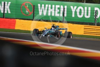 World © Octane Photographic Ltd. Formula 1 - Belgian Grand Prix - Friday - Practice 1. Valtteri Bottas - Mercedes AMG Petronas F1 W08 EQ Energy+. Circuit de Spa Francorchamps, Belgium. Friday 25th August 2017. Digital Ref:1922LB1D5170