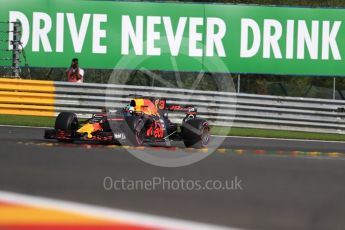 World © Octane Photographic Ltd. Formula 1 - Belgian Grand Prix - Friday - Practice 1. Daniel Ricciardo - Red Bull Racing RB13. Circuit de Spa Francorchamps, Belgium. Friday 25th August 2017. Digital Ref:1922LB1D5198