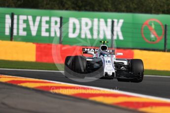 World © Octane Photographic Ltd. Formula 1 - Belgian Grand Prix - Friday - Practice 1. Lance Stroll - Williams Martini Racing FW40. Circuit de Spa Francorchamps, Belgium. Friday 25th August 2017. Digital Ref:1922LB1D5298