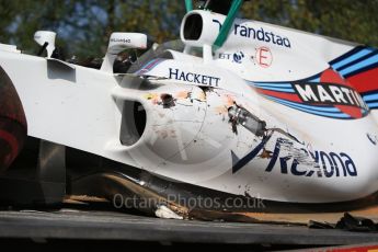 World © Octane Photographic Ltd. Formula 1 - Belgian Grand Prix - Friday - Practice 1. Felipe Massa - Williams Martini Racing FW40. Circuit de Spa Francorchamps, Belgium. Friday 25th August 2017. Digital Ref:1922LB2D5667