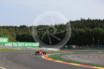 World © Octane Photographic Ltd. Formula 1 - Belgian Grand Prix - Friday - Practice 1. Kimi Raikkonen - Scuderia Ferrari SF70H. Circuit de Spa Francorchamps, Belgium. Friday 25th August 2017. Digital Ref:1922LB2D5712