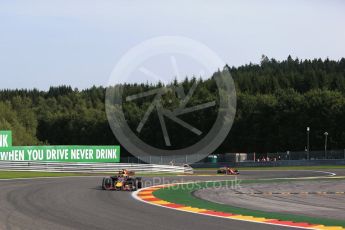 World © Octane Photographic Ltd. Formula 1 - Belgian Grand Prix - Friday - Practice 1. Daniel Ricciardo - Red Bull Racing RB13. Circuit de Spa Francorchamps, Belgium. Friday 25th August 2017. Digital Ref:1922LB2D5741