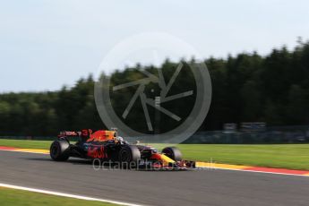 World © Octane Photographic Ltd. Formula 1 - Belgian Grand Prix - Friday - Practice 1. Daniel Ricciardo - Red Bull Racing RB13. Circuit de Spa Francorchamps, Belgium. Friday 25th August 2017. Digital Ref:1922LB2D5764