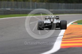 World © Octane Photographic Ltd. Formula 1 - Belgian Grand Prix - Friday - Practice 2. Kevin Magnussen - Haas F1 Team VF-17. Circuit de Spa Francorchamps, Belgium. Friday 25th August 2017. Digital Ref: 1924LB1D5330
