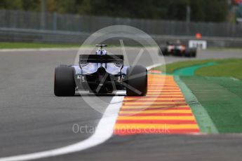 World © Octane Photographic Ltd. Formula 1 - Belgian Grand Prix - Friday - Practice 2. Marcus Ericsson – Sauber F1 Team C36. Circuit de Francorchamps, Belgium. Friday 25th August 2017. Digital Ref: 1924LB1D5434