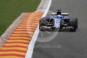 World © Octane Photographic Ltd. Formula 1 - Belgian Grand Prix - Friday - Practice 2. Marcus Ericsson – Sauber F1 Team C36. Circuit de Francorchamps, Belgium. Friday 25th August 2017. Digital Ref: 1924LB1D5598