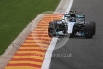 World © Octane Photographic Ltd. Formula 1 - Belgian Grand Prix - Friday - Practice 2. Valtteri Bottas - Mercedes AMG Petronas F1 W08 EQ Energy+. Circuit de Spa Francorchamps, Belgium. Friday 25th August 2017. Digital Ref: 1924LB1D5607