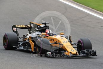 World © Octane Photographic Ltd. Formula 1 - Belgian Grand Prix - Friday - Practice 2. Nico Hulkenberg - Renault Sport F1 Team R.S.17. Circuit de Francorchamps, Belgium. Friday 25th August 2017. Digital Ref: 1924LB1D5670