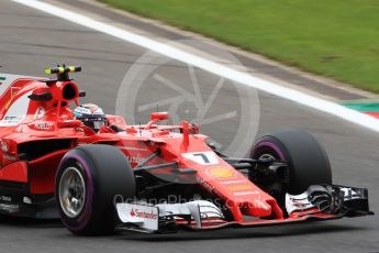 World © Octane Photographic Ltd. Formula 1 - Belgian Grand Prix - Friday - Practice 2. Kimi Raikkonen - Scuderia Ferrari SF70H. Circuit de Spa Francorchamps, Belgium. Friday 25th August 2017. Digital Ref: 1924LB1D5713