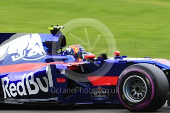 World © Octane Photographic Ltd. Formula 1 - Belgian Grand Prix - Friday - Practice 2. Carlos Sainz - Scuderia Toro Rosso STR12. Circuit de Spa Francorchamps, Belgium. Friday 25th August 2017. Digital Ref: 1924LB1D5724