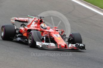 World © Octane Photographic Ltd. Formula 1 - Belgian Grand Prix - Friday - Practice 2. Sebastian Vettel - Scuderia Ferrari SF70H. Circuit de Spa Francorchamps, Belgium. Friday 25th August 2017. Digital Ref: 1924LB1D5766