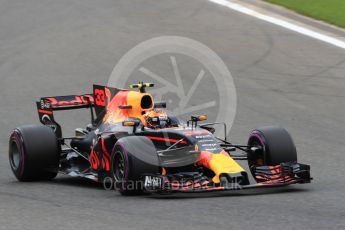 World © Octane Photographic Ltd. Formula 1 - Belgian Grand Prix - Friday - Practice 2. Max Verstappen - Red Bull Racing RB13. Circuit de Spa Francorchamps, Belgium. Friday 25th August 2017. Digital Ref:1924LB1D5796