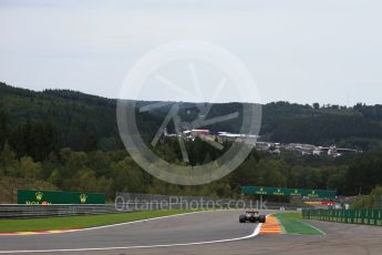 World © Octane Photographic Ltd. Formula 1 - Belgian Grand Prix - Friday - Practice 2. Nico Hulkenberg - Renault Sport F1 Team R.S.17. Circuit de Francorchamps, Belgium. Friday 25th August 2017. Digital Ref: 1924LB2D5893