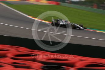 World © Octane Photographic Ltd. Formula 1 - Belgian Grand Prix - Friday - Practice 2. Kevin Magnussen - Haas F1 Team VF-17. Circuit de Spa Francorchamps, Belgium. Friday 25th August 2017. Digital Ref: 1924LB2D6063