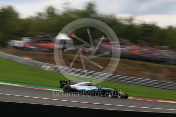 World © Octane Photographic Ltd. Formula 1 - Belgian Grand Prix - Friday - Practice 2. Lewis Hamilton - Mercedes AMG Petronas F1 W08 EQ Energy+. Circuit de Spa Francorchamps, Belgium. Friday 25th August 2017. Digital Ref: 1924LB2D6108