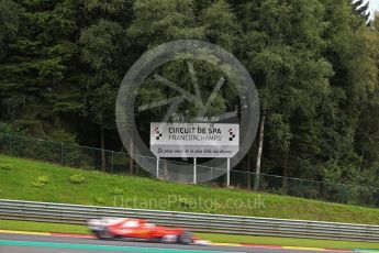 World © Octane Photographic Ltd. Formula 1 - Belgian Grand Prix - Friday - Practice 2. Sebastian Vettel - Scuderia Ferrari SF70H. Circuit de Spa Francorchamps, Belgium. Friday 25th August 2017. Digital Ref: 1924LB2D6223