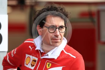 World © Octane Photographic Ltd. Formula 1 - Belgian Grand Prix- Practice 3. Mattia Binotto – Chief Technical Officer - Scuderia Ferrari. Circuit de Spa Francorchamps, Belgium. Saturday 26th August 2017. Digital Ref:1928LB1D6144