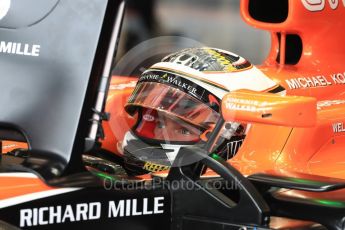 World © Octane Photographic Ltd. Formula 1 - Belgian Grand Prix - Practice 3. Stoffel Vandoorne - McLaren Honda MCL32. Circuit de Francorchamps, Belgium. Saturday 26th August 2017. Digital Ref:1928LB1D6528