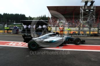 World © Octane Photographic Ltd. Formula 1 - Belgian Grand Prix - Practice 3. Valtteri Bottas - Mercedes AMG Petronas F1 W08 EQ Energy+. Circuit de Spa Francorchamps, Belgium. Saturday 26th August 2017. Digital Ref:1928LB2D6560