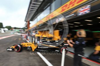 World © Octane Photographic Ltd. Formula 1 - Belgian Grand Prix - Practice 3. Jolyon Palmer - Renault Sport F1 Team R.S.17. Circuit de Francorchamps, Belgium. Saturday 26th August 2017. Digital Ref:1928LB2D6661