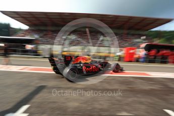 World © Octane Photographic Ltd. Formula 1 - Belgian Grand Prix - Practice 3. Daniel Ricciardo - Red Bull Racing RB13. Circuit de Spa Francorchamps, Belgium. Saturday 26th August 2017. Digital Ref:1928LB2D6731