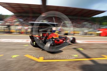 World © Octane Photographic Ltd. Formula 1 - Belgian Grand Prix - Practice 3. Max Verstappen - Red Bull Racing RB13. Circuit de Spa Francorchamps, Belgium. Saturday 26th August 2017. Digital Ref:1928LB2D6744