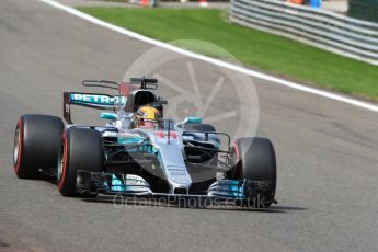 World © Octane Photographic Ltd. Formula 1 - Belgian Grand Prix - Qualifying. Lewis Hamilton - Mercedes AMG Petronas F1 W08 EQ Energy+. Circuit de Spa Francorchamps, Belgium. Saturday 26th August 2017. Digital Ref:1929LB1D6850